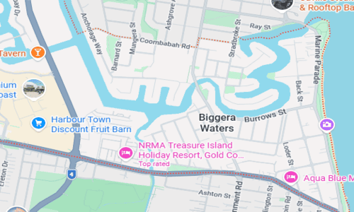 Biggera Waters Pressure washing