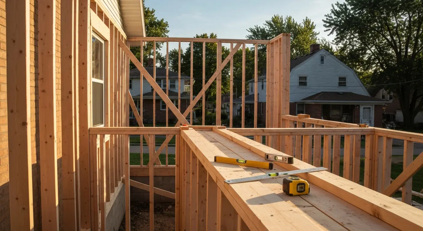 Framing and addition work