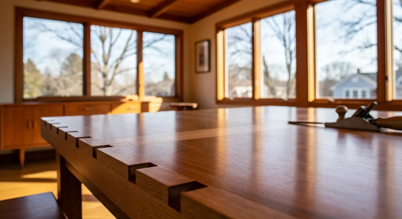 Custom wood furniture project