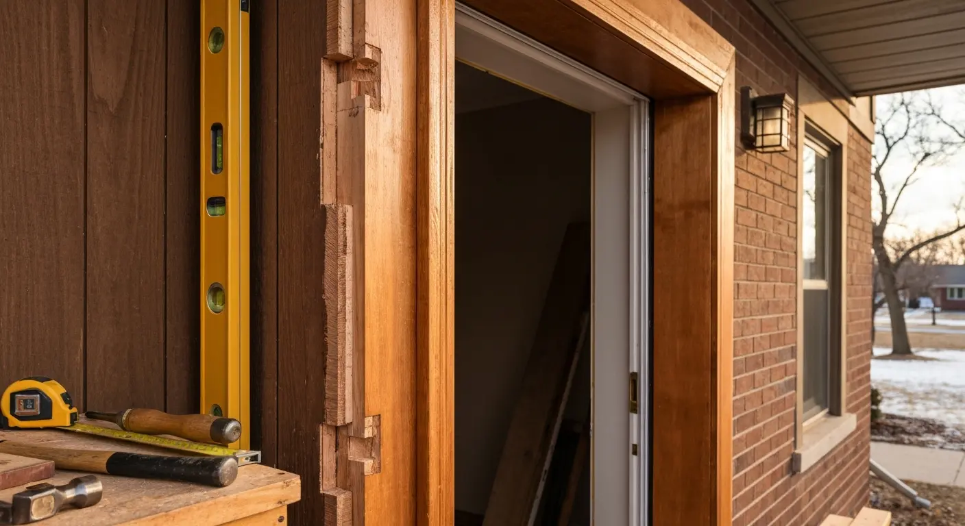 Door repair work