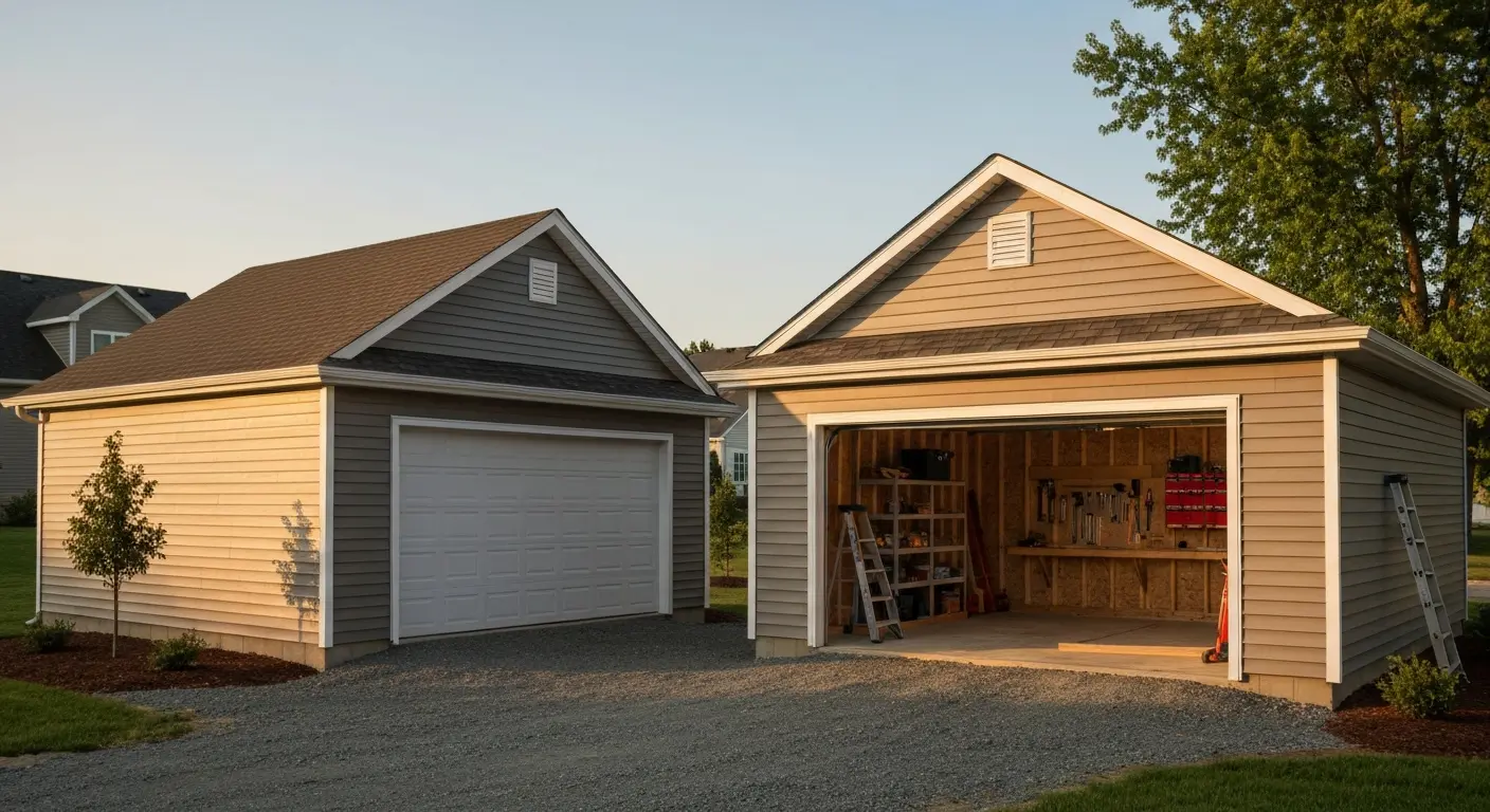 Shed and garage construction