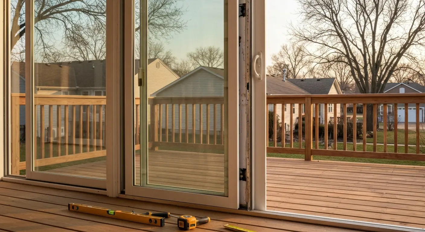Patio door installation