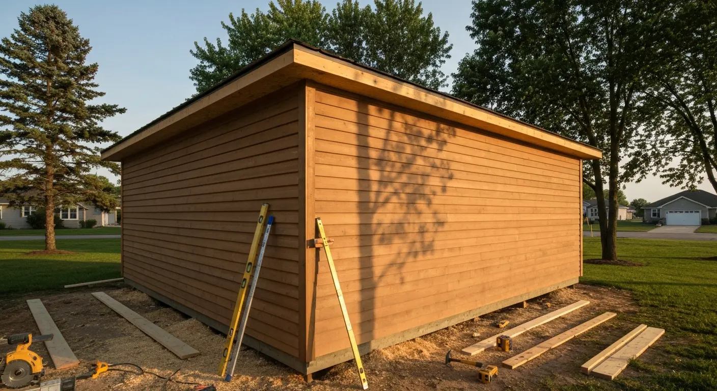 Sheds and garage builds