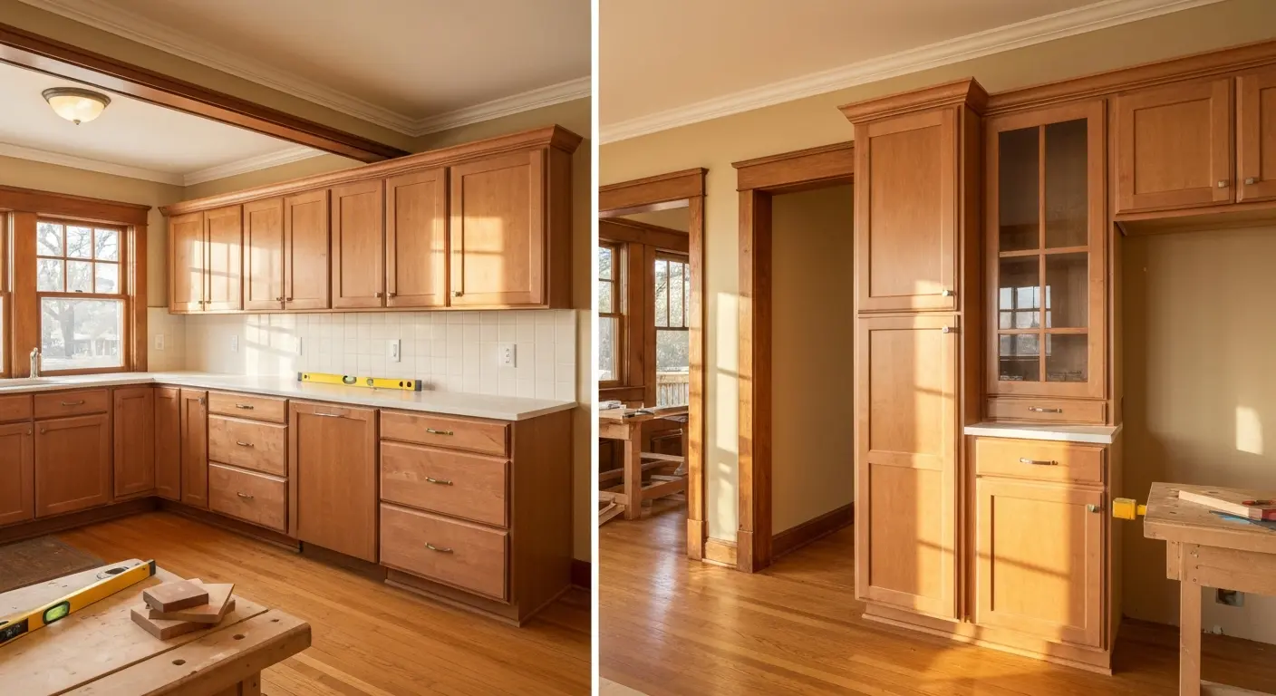 Custom kitchen cabinets