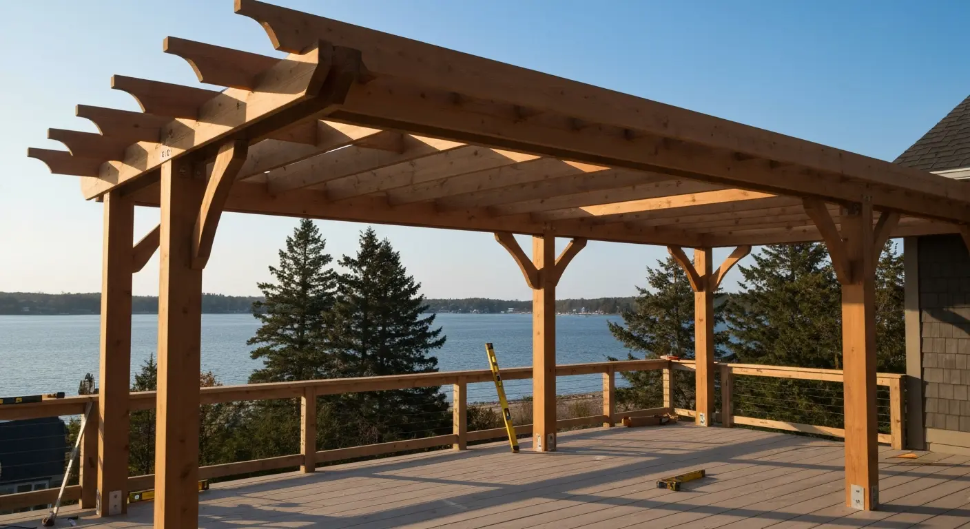 Pergola and outdoor structures