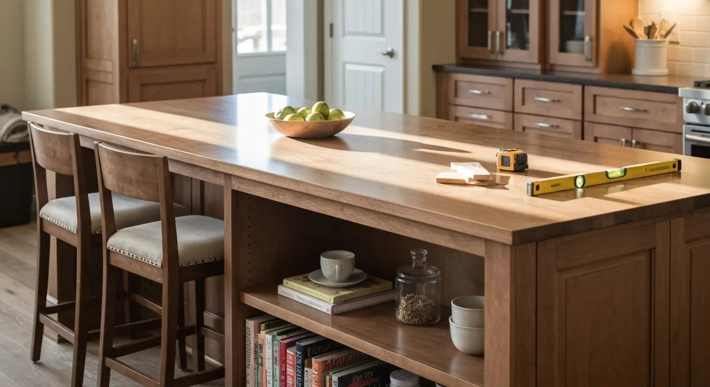 Custom kitchen island design
