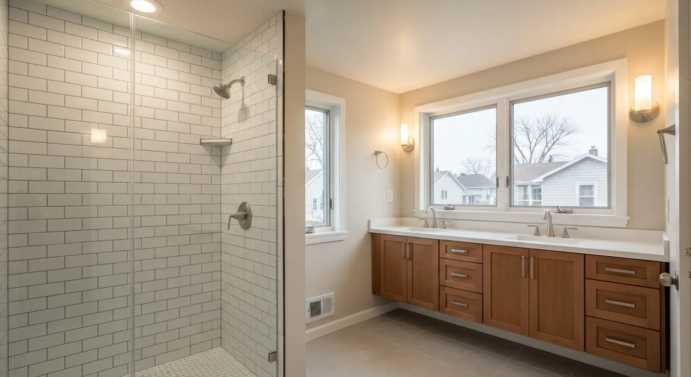 Full bathroom remodel project