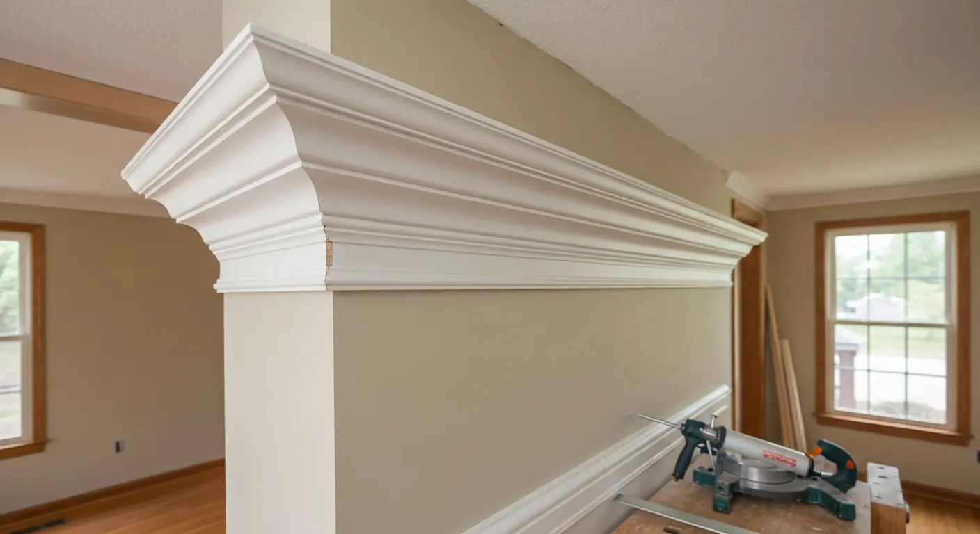 Finish carpentry trim work