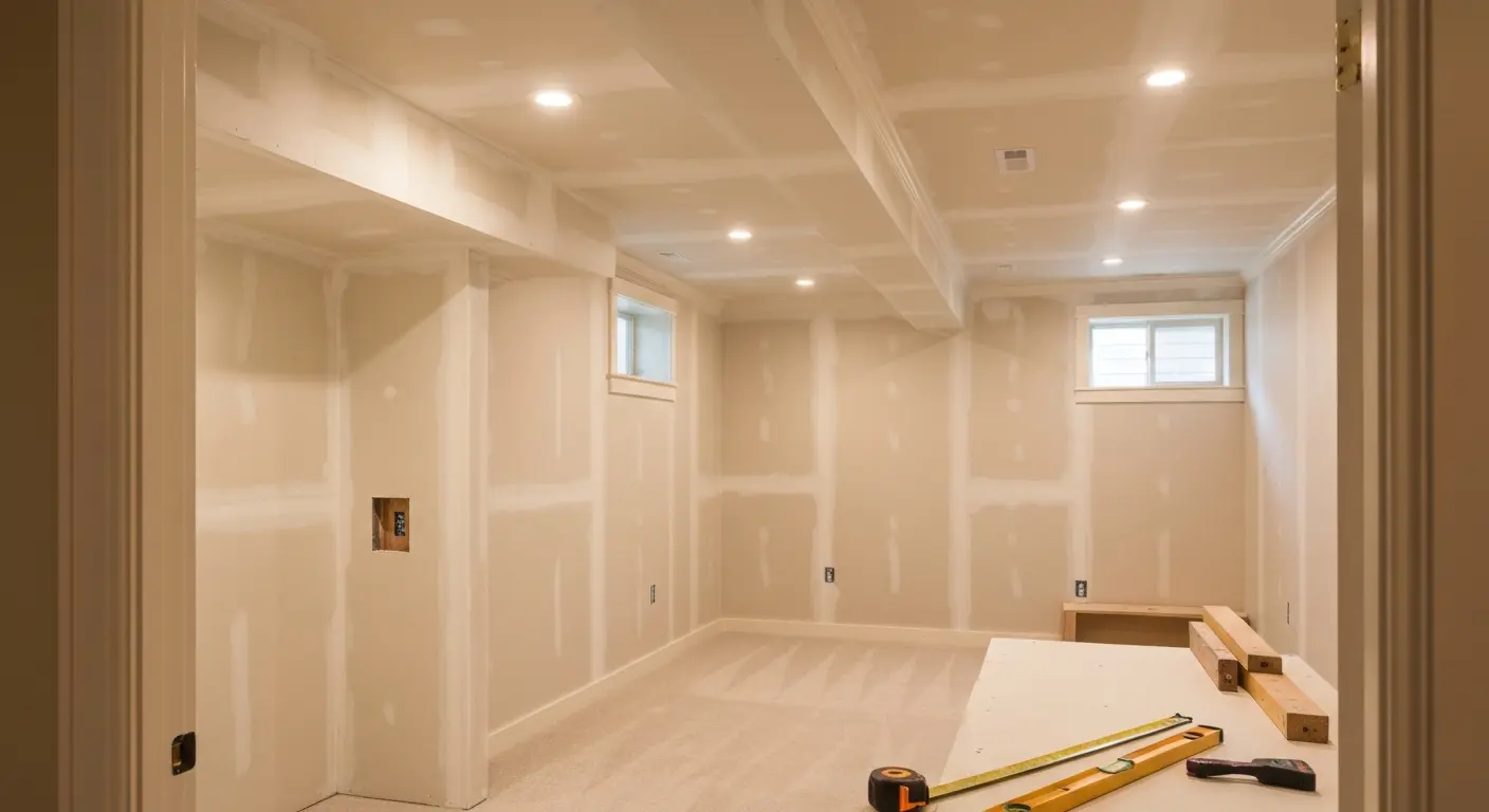 Basement finishing project