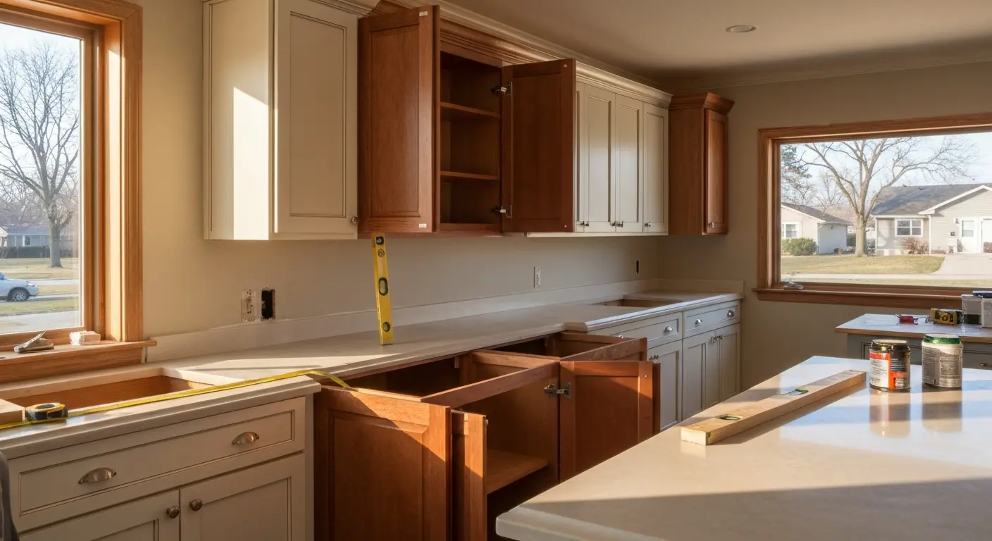 Custom kitchen cabinet project