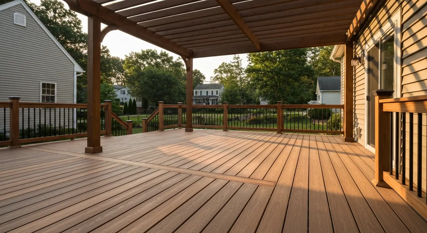 Deck and pergola construction