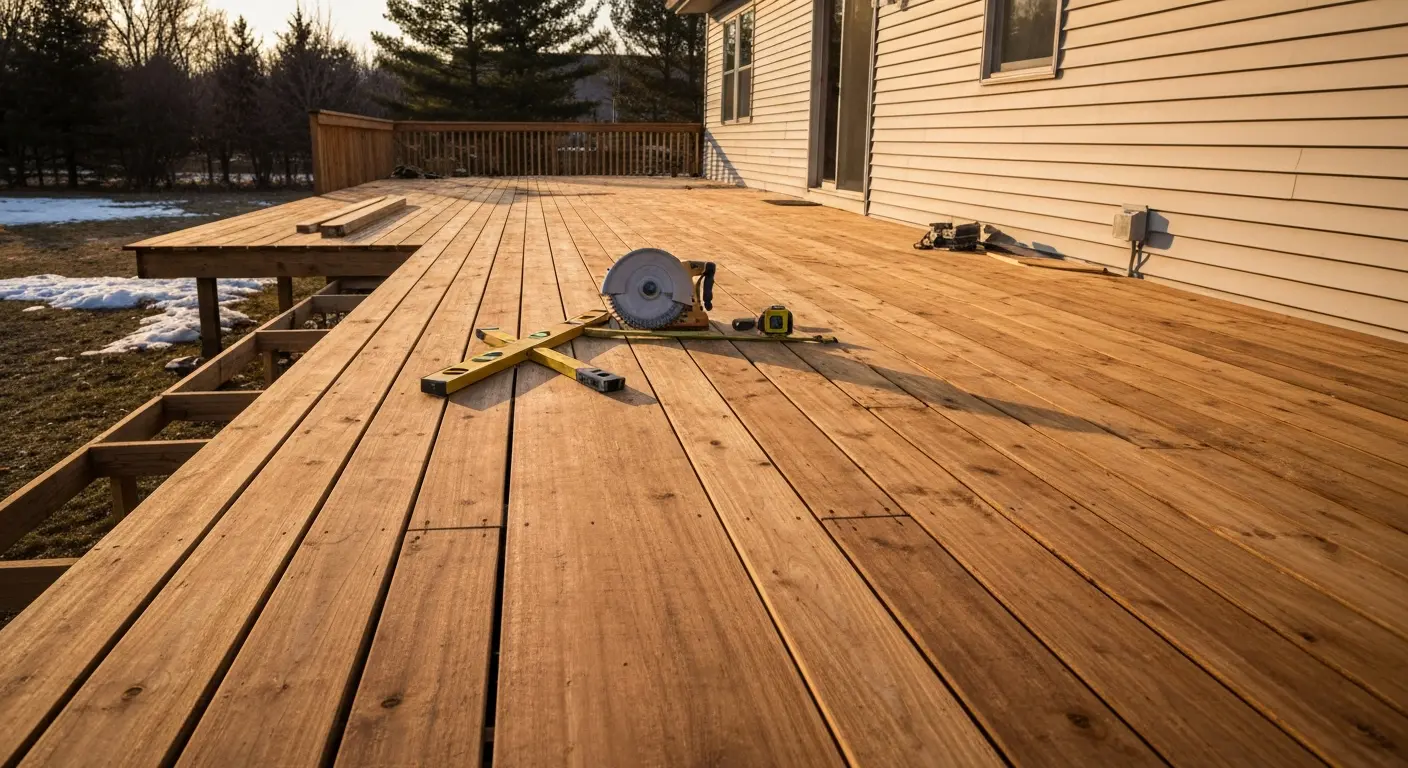 Deck building and outdoor carpentry