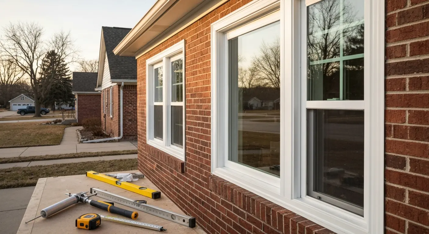 Window replacement project in Appleton