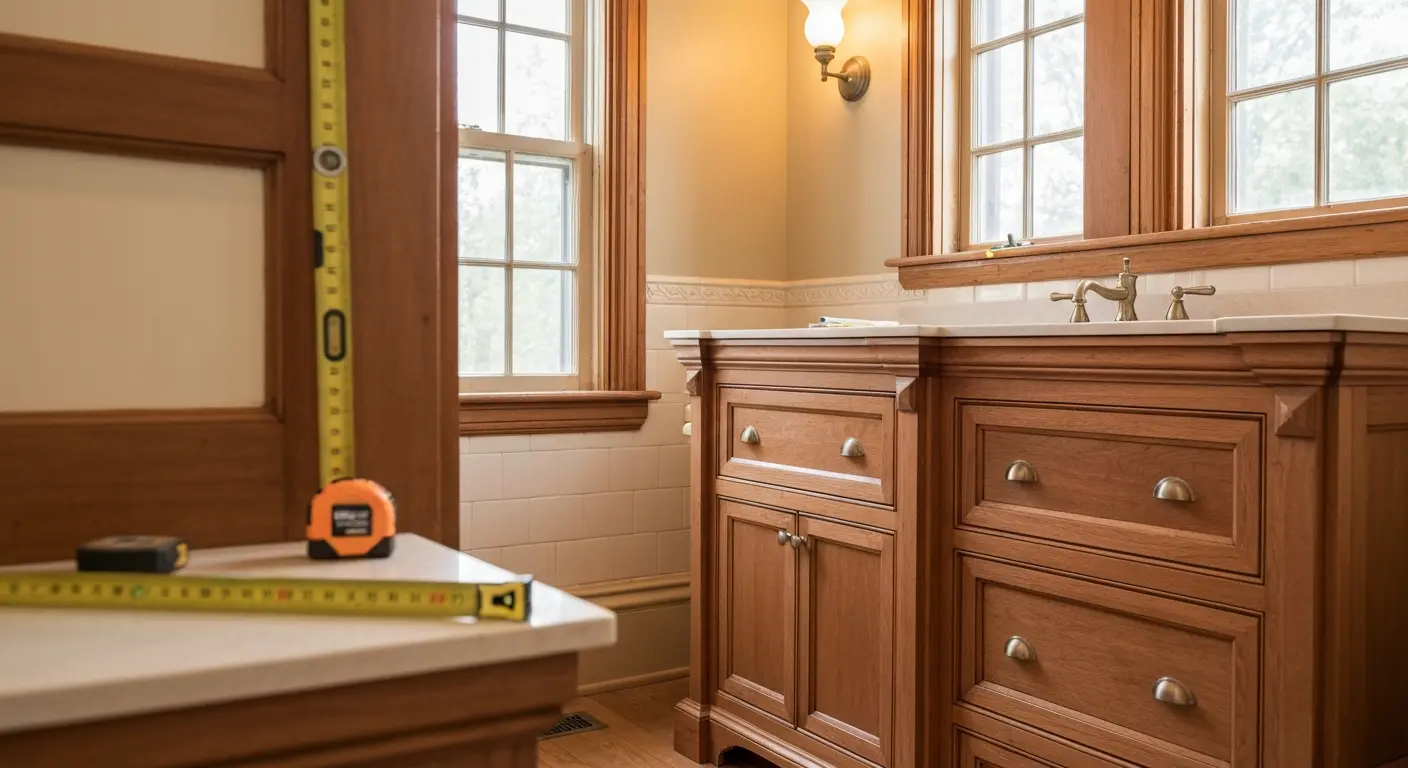 Custom cabinets and trim