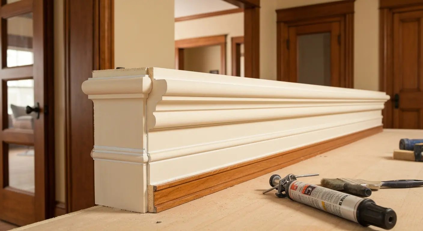 Finish carpentry trim work