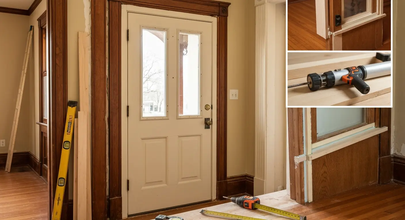 Door and window frame installation