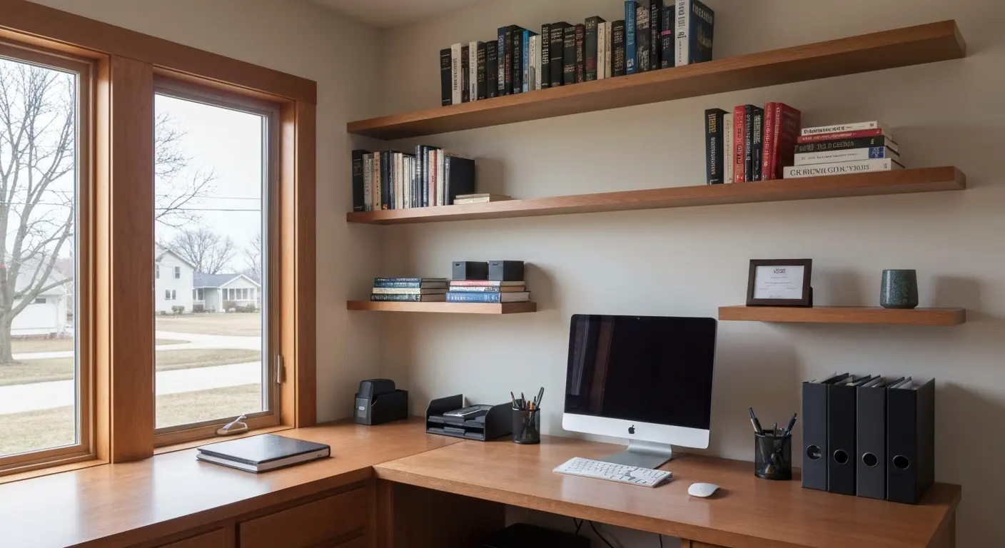 Custom office desk