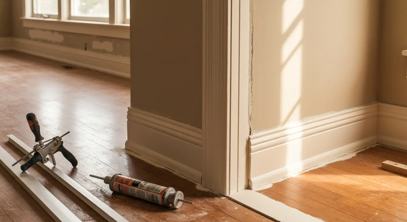 Interior trim work