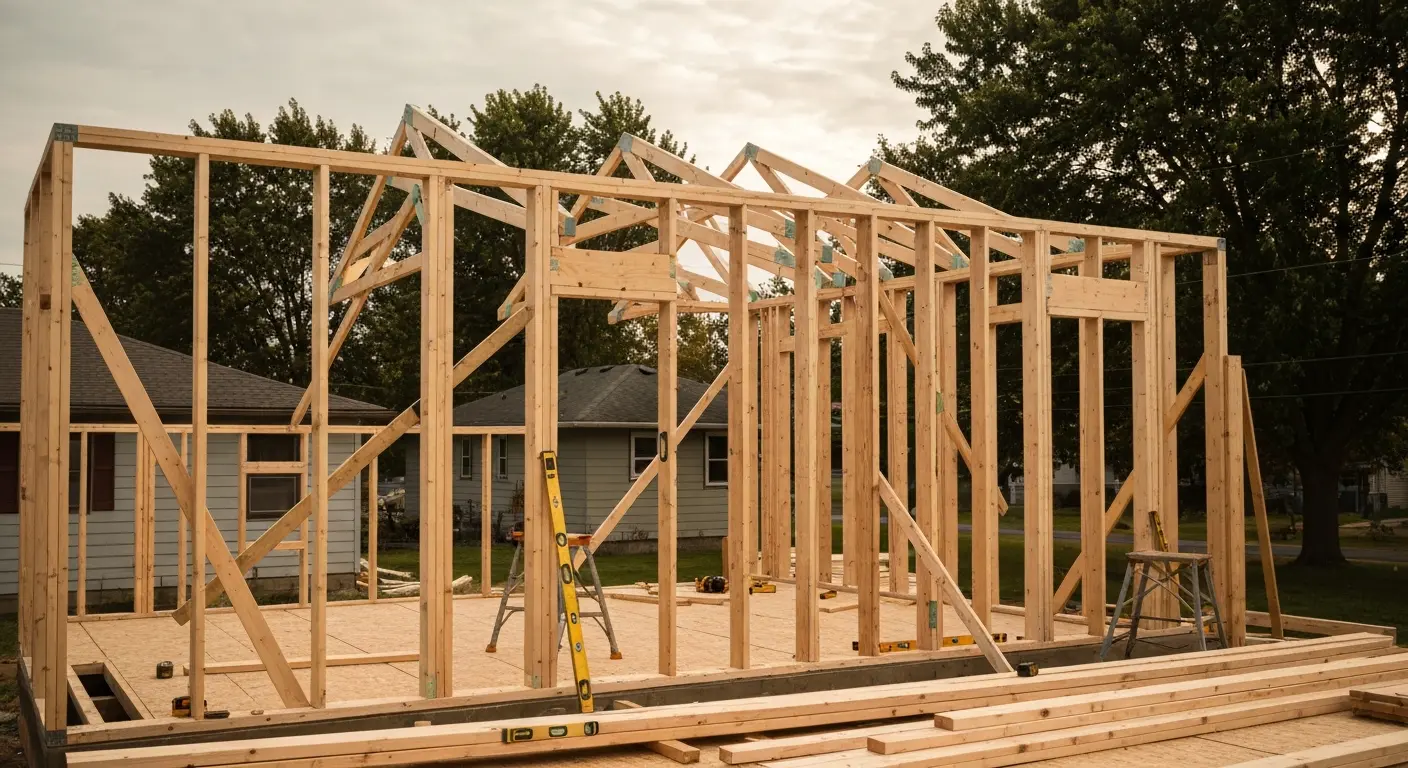 Structural framing work