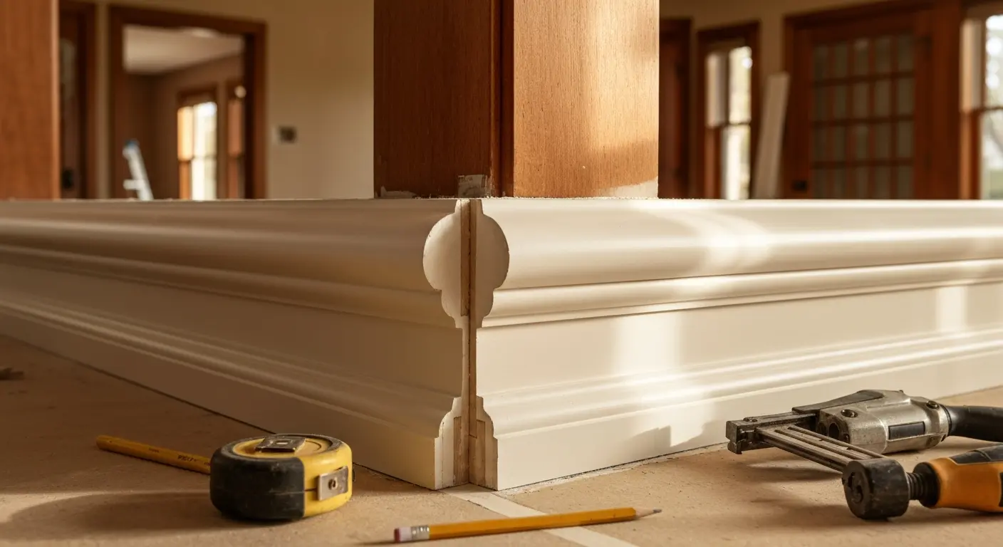 Trim carpentry detail