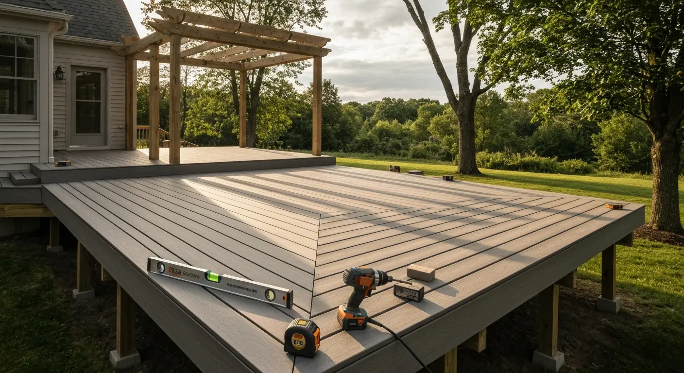 Custom deck installation