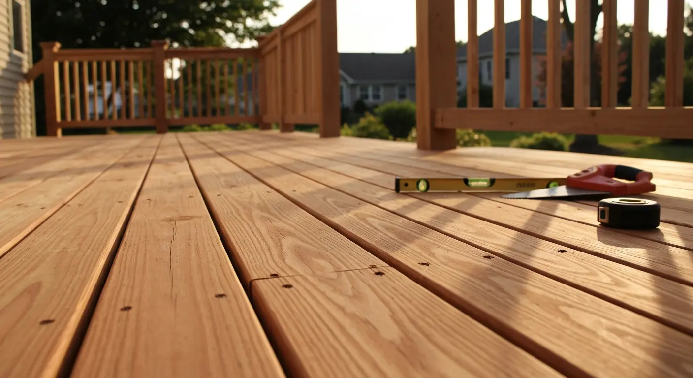 Deck and outdoor structure