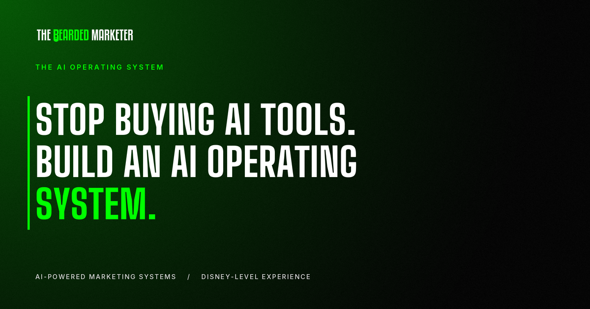 Stop Buying AI Tools. Build an AI Operating System.