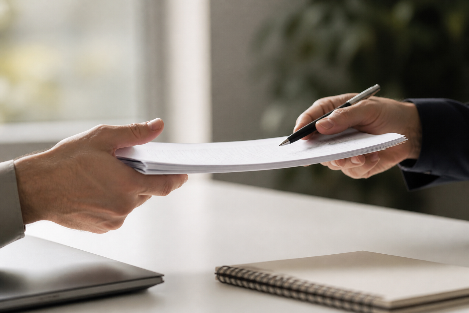 Document exchange in a modern office