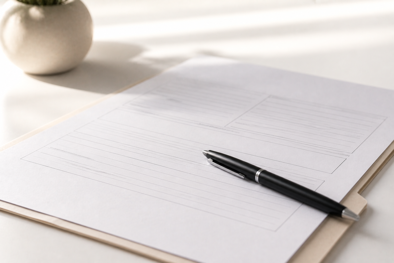Minimalist office still life with pen Minimalist office still life with pen