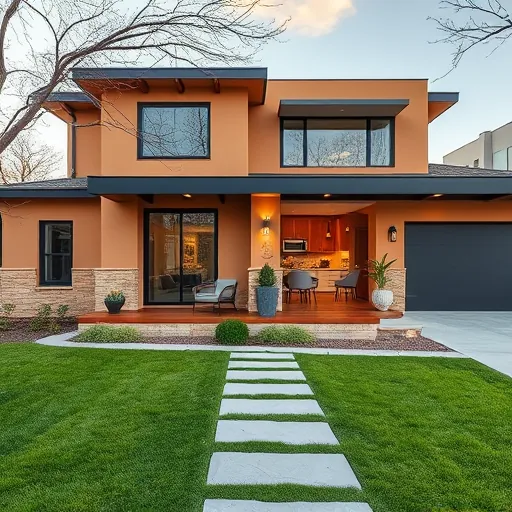 Home remodeling in Austin TX showcasing a modern interior with stylish furnishings and contemporary design elements.