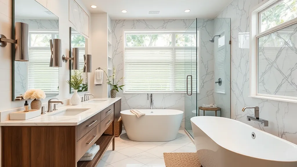 Luxury Bathroom Remodeling projects in Austin TX showcasing modern designs and elegant finishes