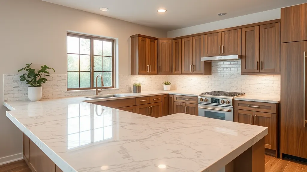 Quartz countertop installation project in Austin TX showcasing elegant designs and craftsmanship.