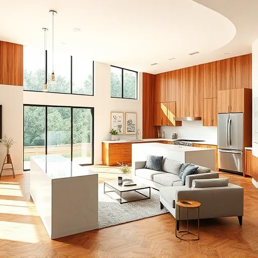 Home remodeling project in Austin TX showcasing modern design, open spaces, and stylish interiors.