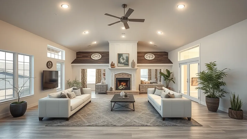 Home Remodeling in Mueller TX showcasing modern kitchen and living space transformations.