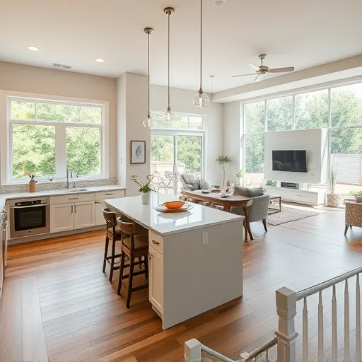 Modern home remodel in Spicewood TX featuring open layout, natural light, refined design, and cozy decor.