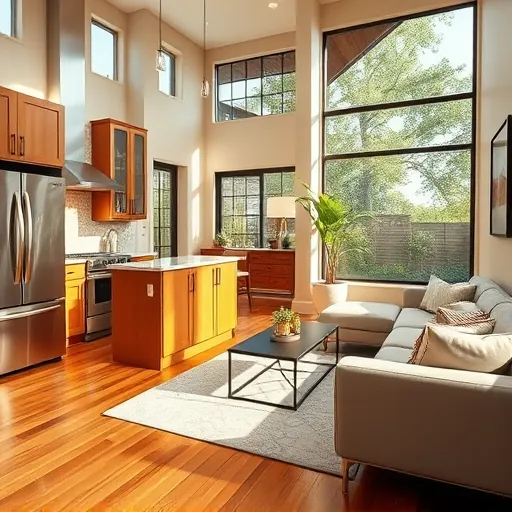 Modern Tarrytown home with sleek kitchen, elegant living area, and natural light creating inviting atmosphere.