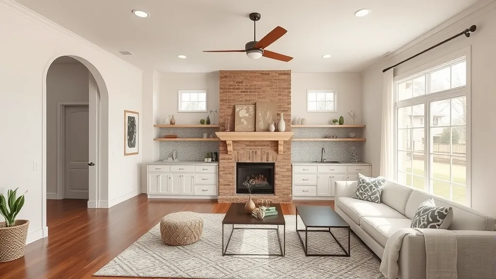 Home Remodeling in Hyde Park, TX showcasing modern kitchen design and stylish decor.