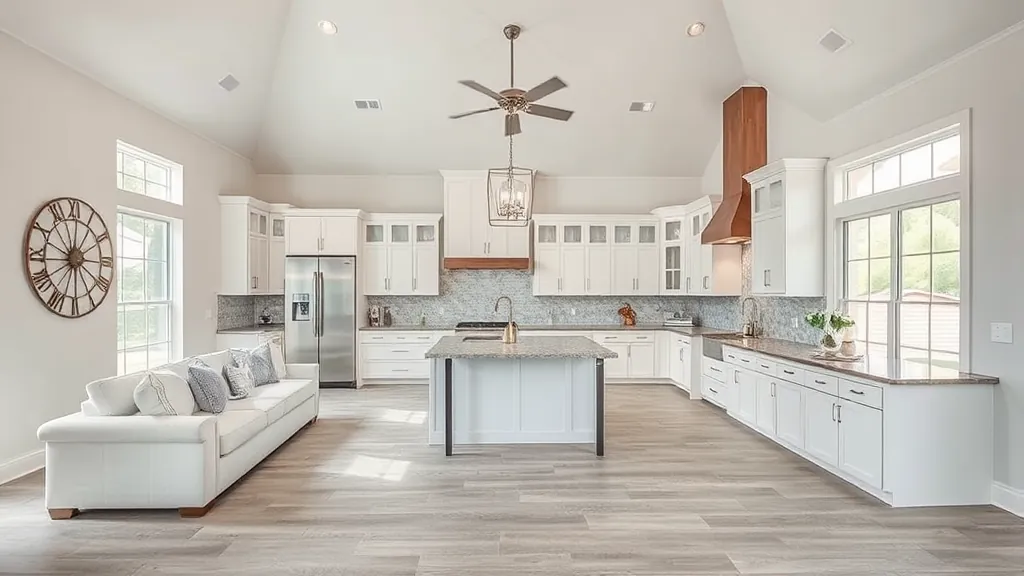 Home Remodeling in Crestview, TX showcasing modern kitchen and living space transformations.