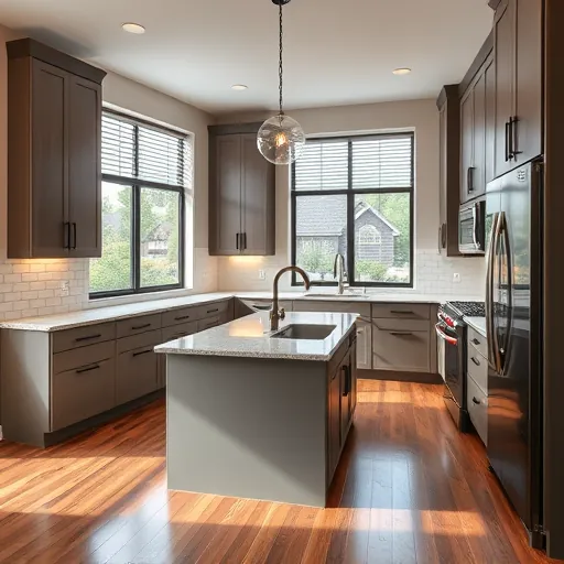 Recently remodeled kitchen in Circle C Ranch TX with modern cabinetry, granite island, and high-end appliances.