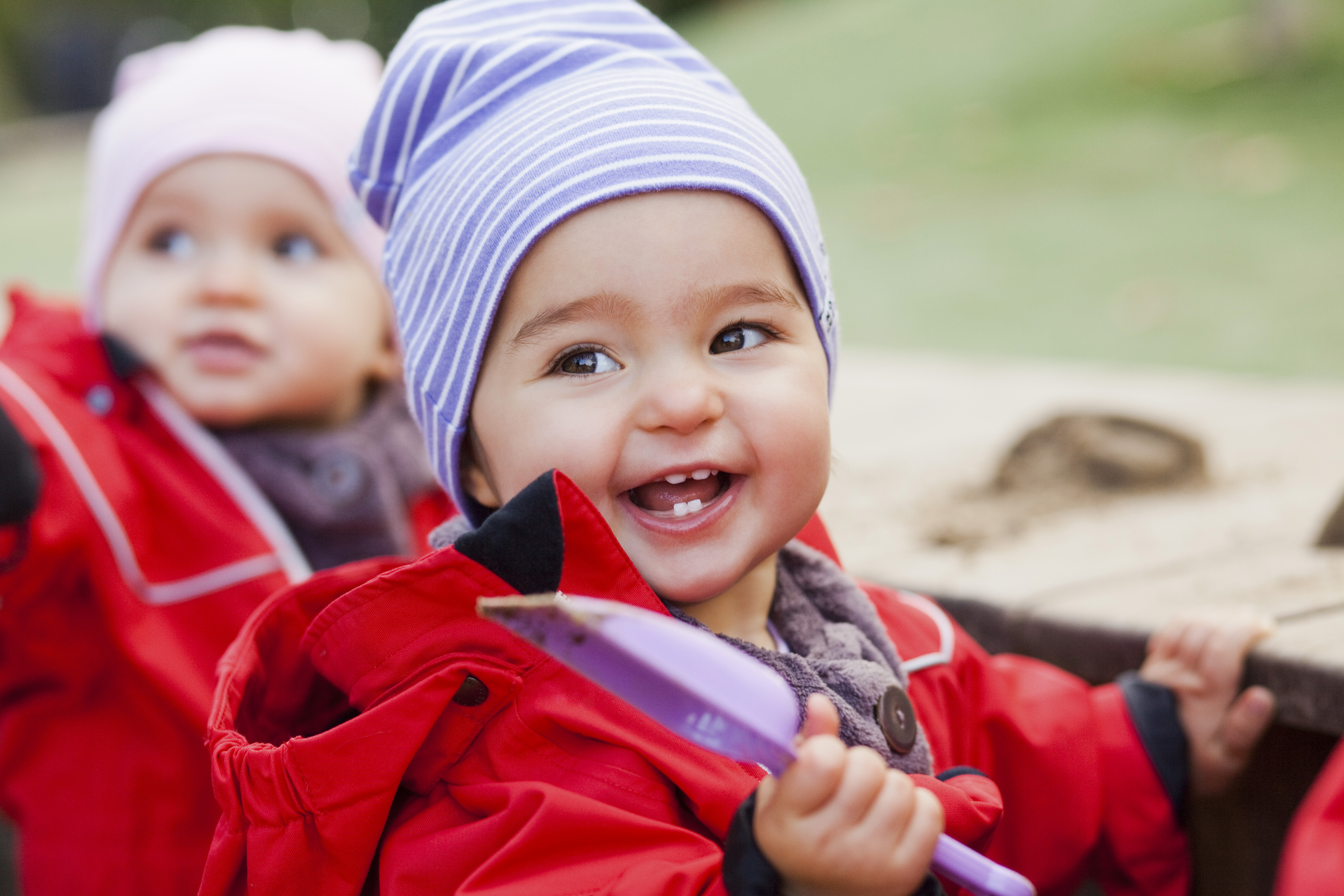 Happy children at a kinder