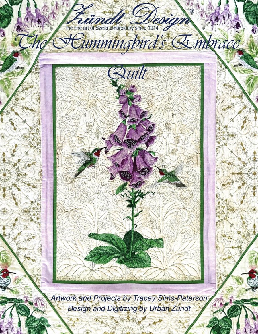 Front cover of The Hummingbird's Embrace Quilt book