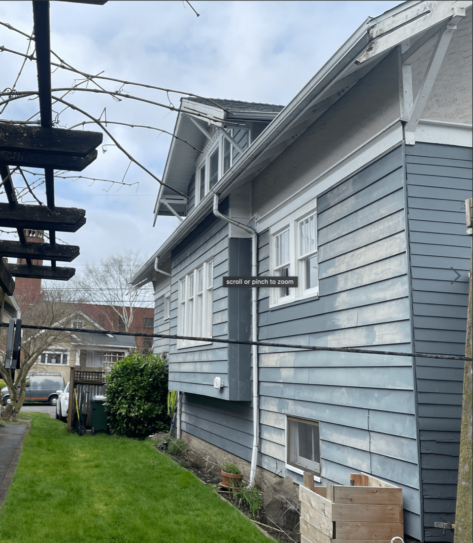 Recent exterior remodeling project
