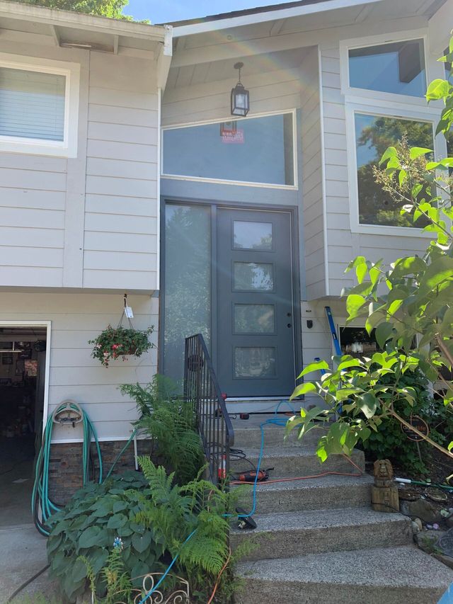 Recent exterior remodeling project