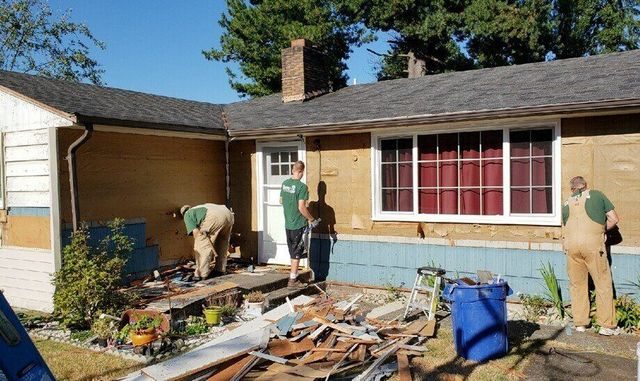 Recent exterior remodeling project