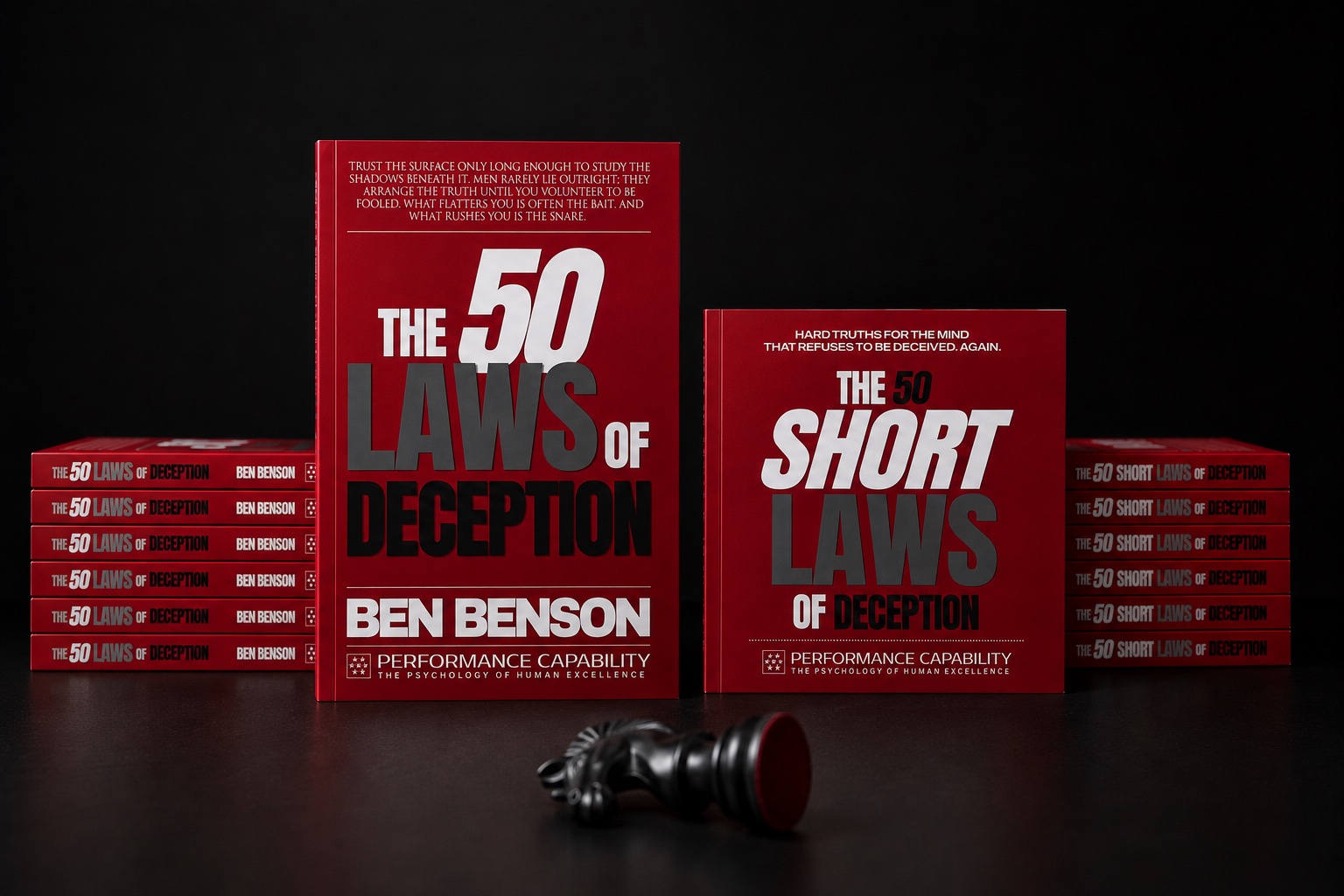 The 50 Laws of Deception and The 50 Short Laws of Deception, both editions