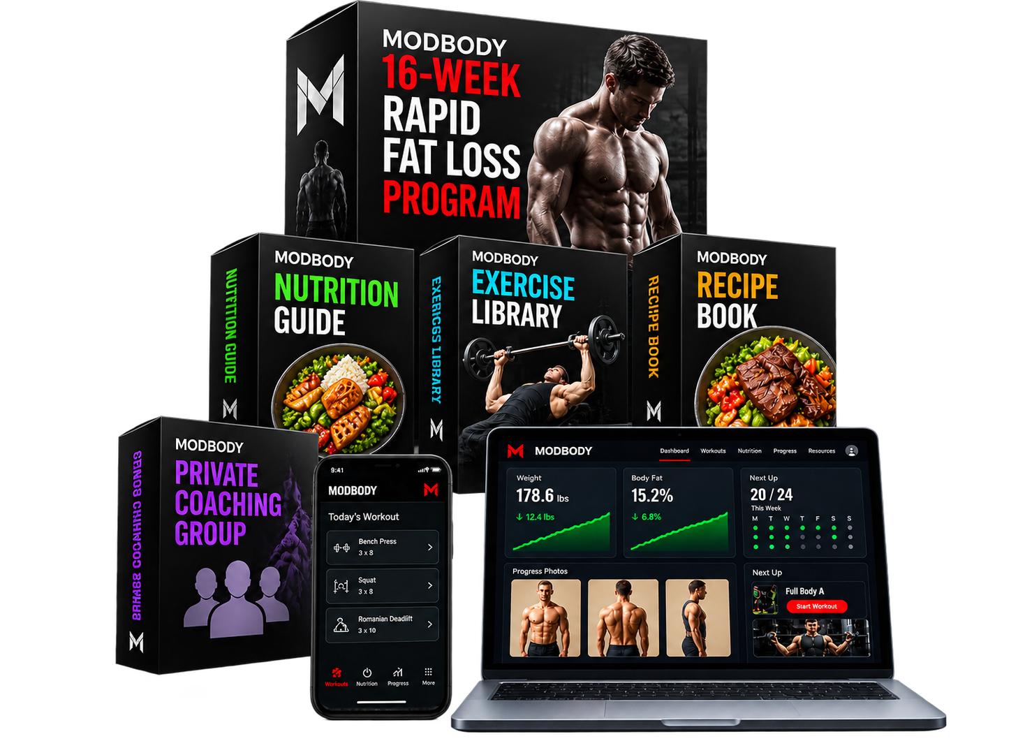 ModBody 16 Week Rapid Fat Loss Program Bundle