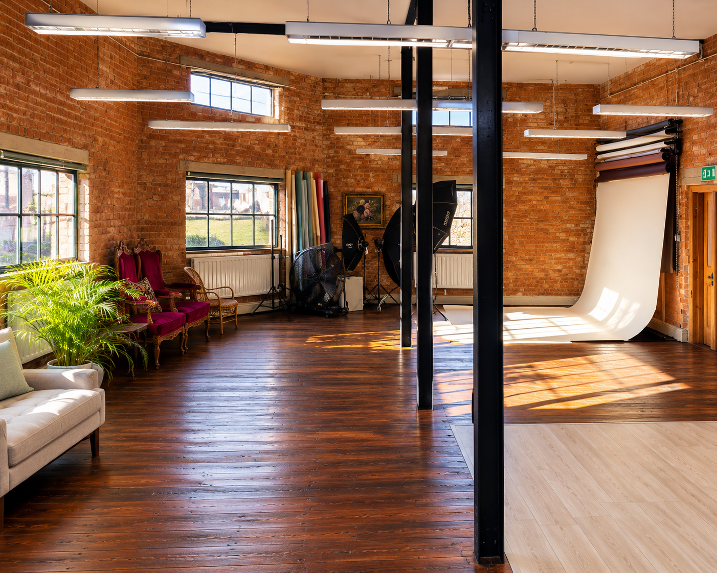 Inside the Towcester Mill studio