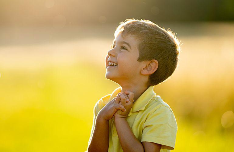 Teaching Children  to Be Content and Thankful