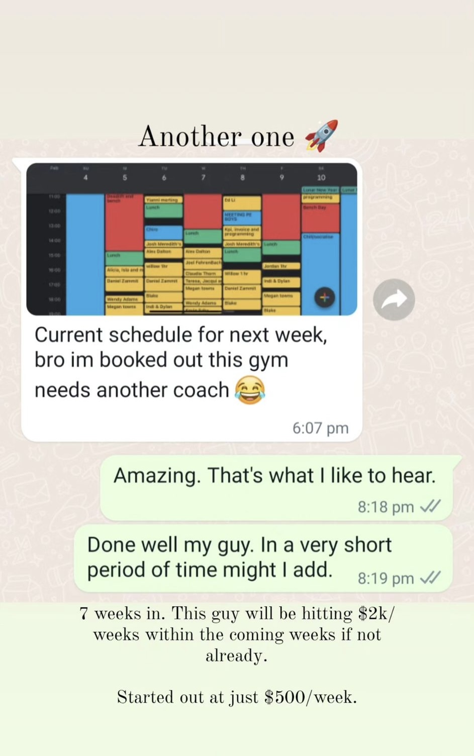 Trainer win
