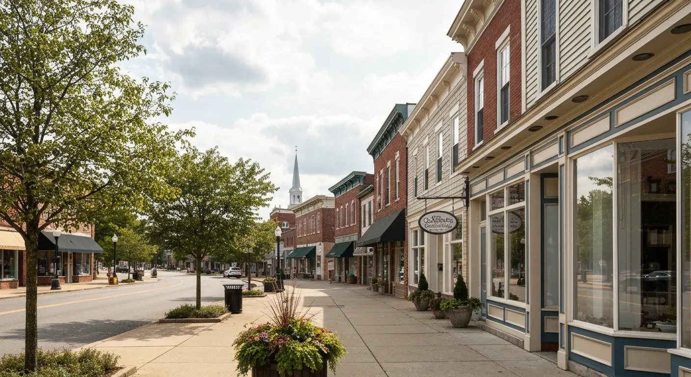 Terryville downtown area